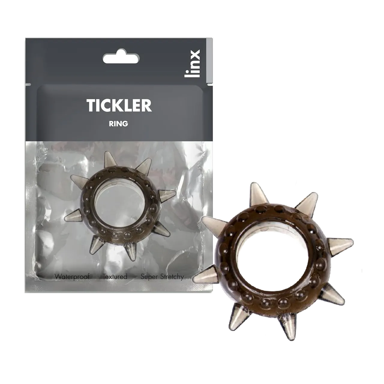 Tickler Textured Ring Smoke