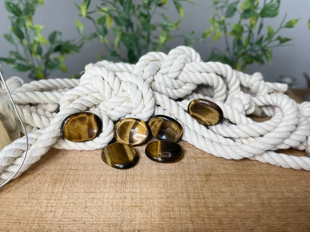 Tiger Eye Select Worry Stones - Neutralize negative energy & stress FB2428