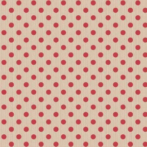 Tilda Creating Memories Fabric | Woven Polkadot | Red