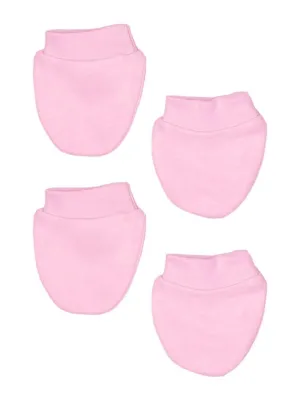 Tiny Baby Scratch Mitts, 2 Pack, Pink