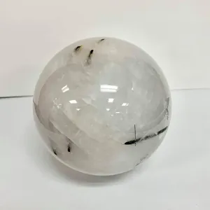 Tourmalined Quartz sphere Large