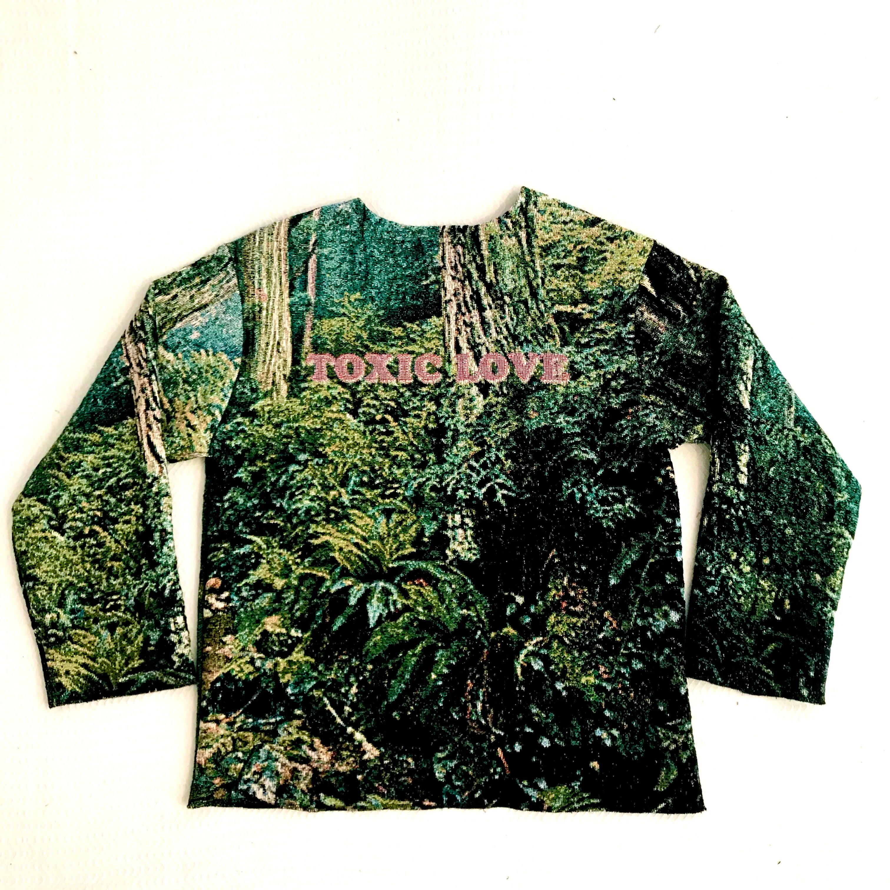TOXIC LOVE WOVEN TAPESTRY CREW