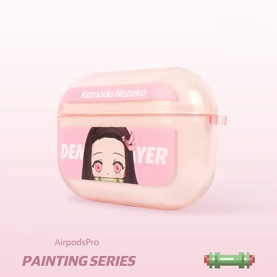 Transparent Nezuko Case For AirPods