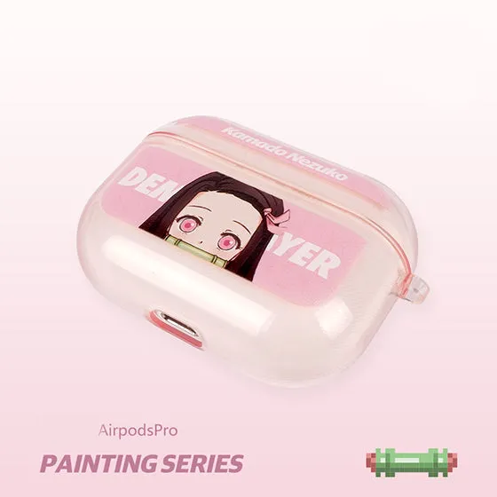 Transparent Nezuko Case For AirPods