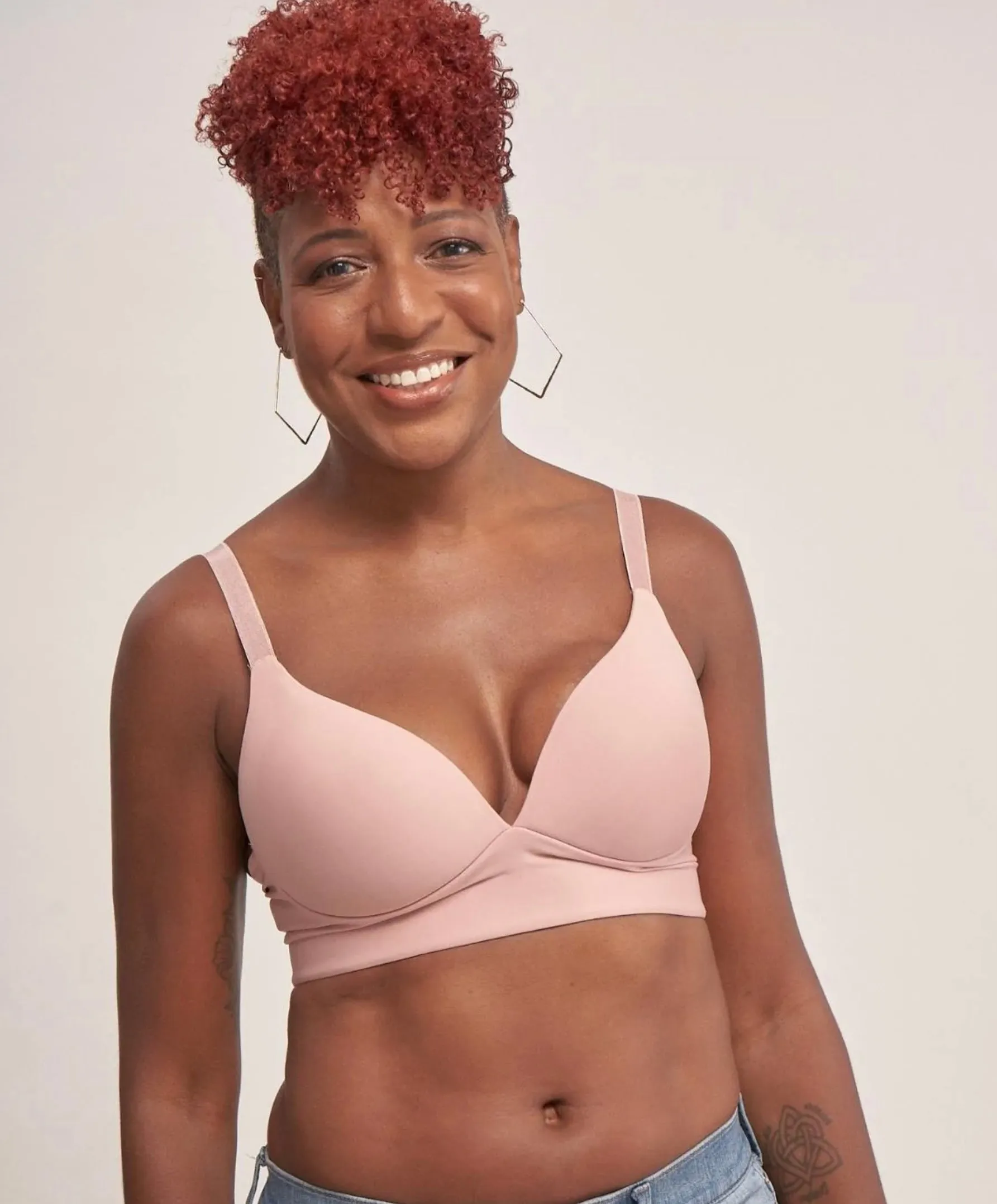 Trish Wireless T-Shirt Bralette AO-074