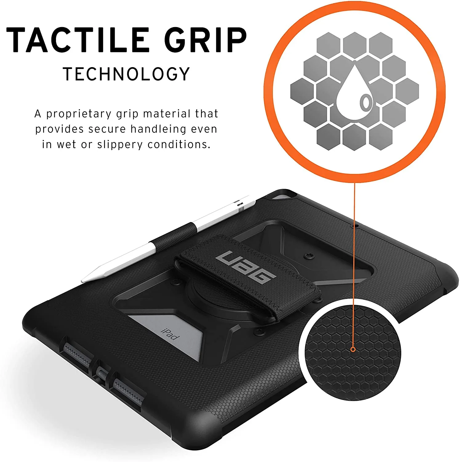 UAG - iPad 10.2" (7th, 8th & 9th Gen) Metropolis w Handstrap Black