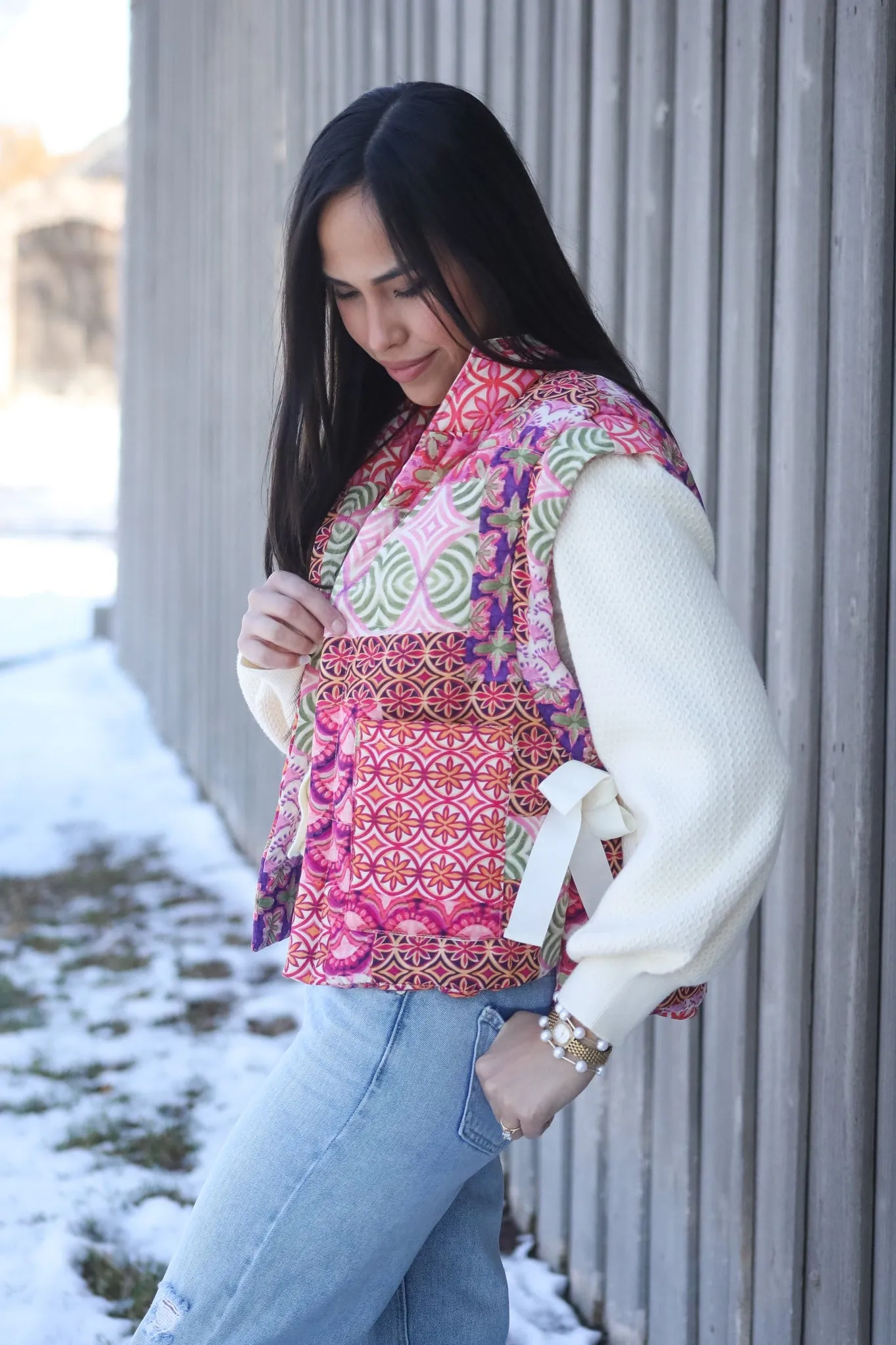 Until Next Time Quilted Vest