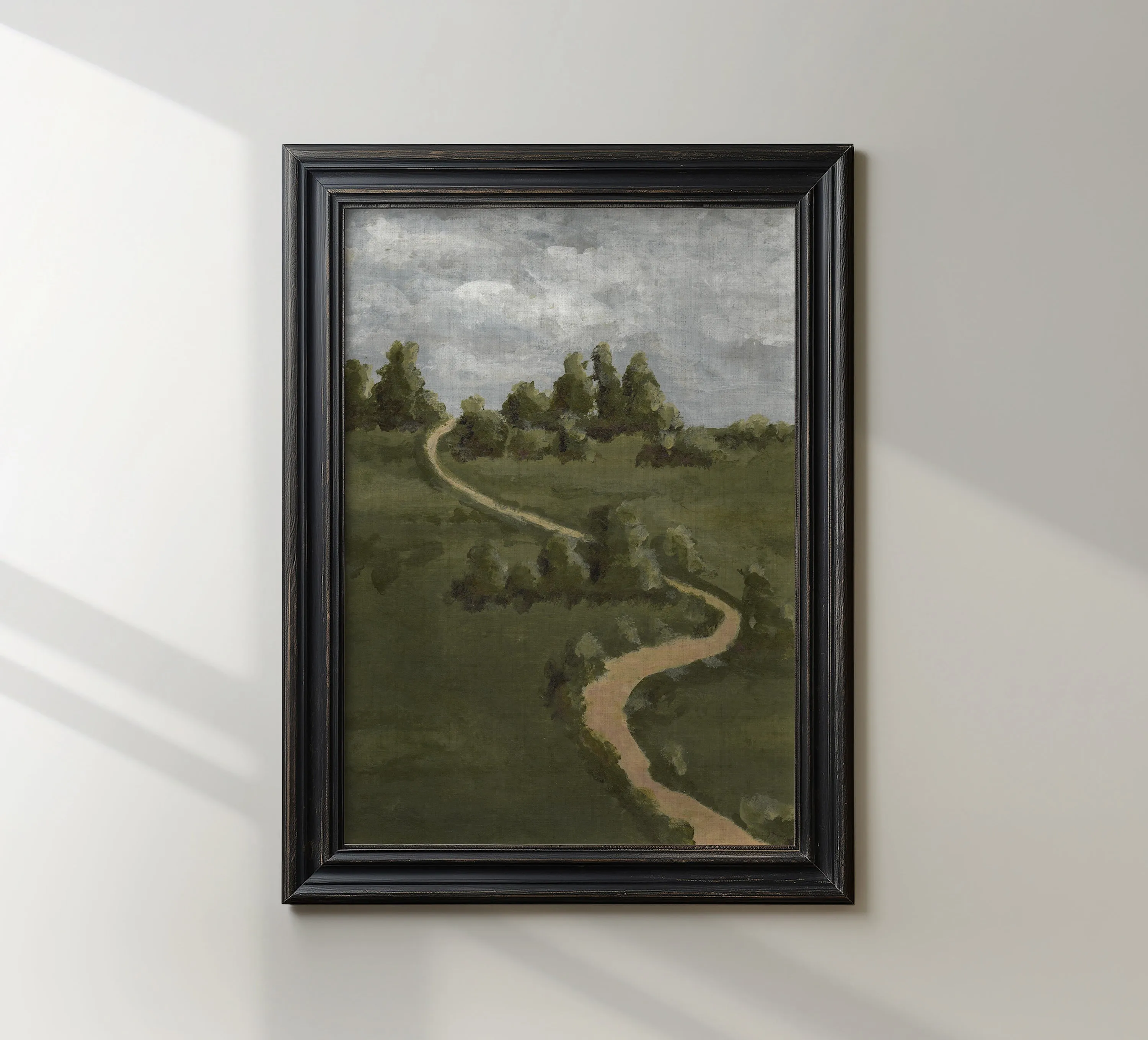 Uphill | Landscape Art Print | Road Trip Series | RT100