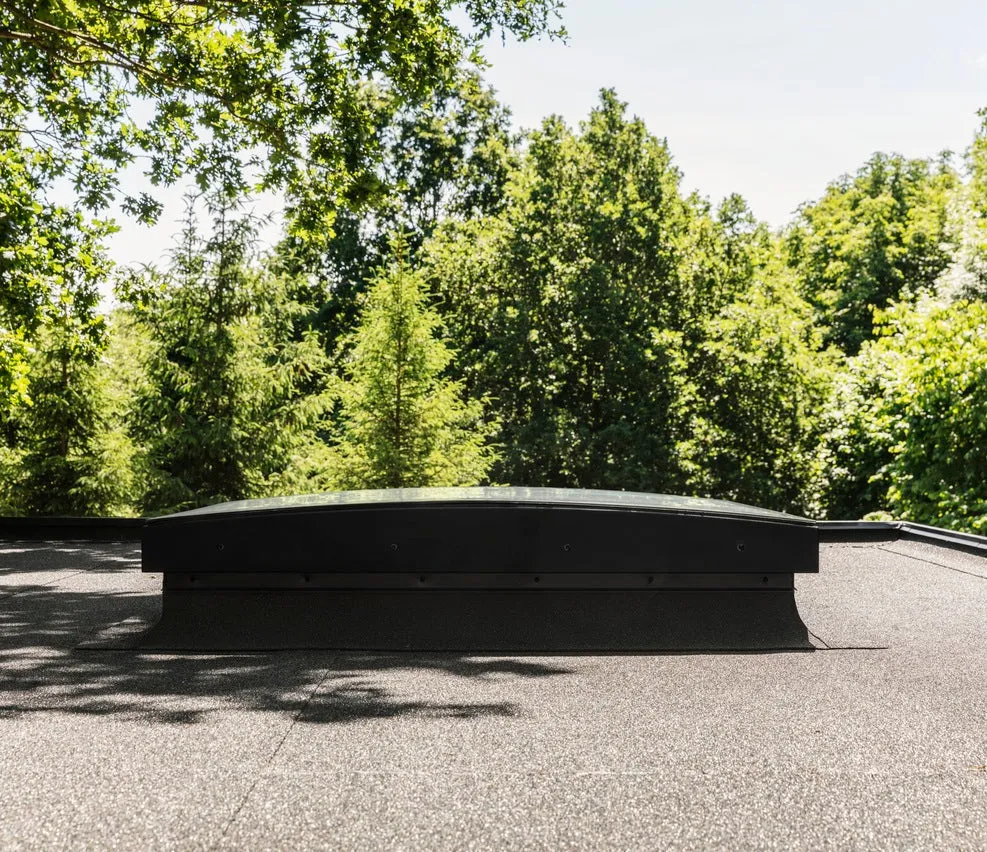 VELUX CVU 120120 1093 INTEGRA® SOLAR Curved Glass Rooflight Package with Triple Glazed Base (120 x 120 cm)