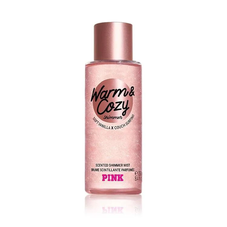 Victoria's Secret Pink Warm & Cozy Shimmer Body Mist For Women 250ml