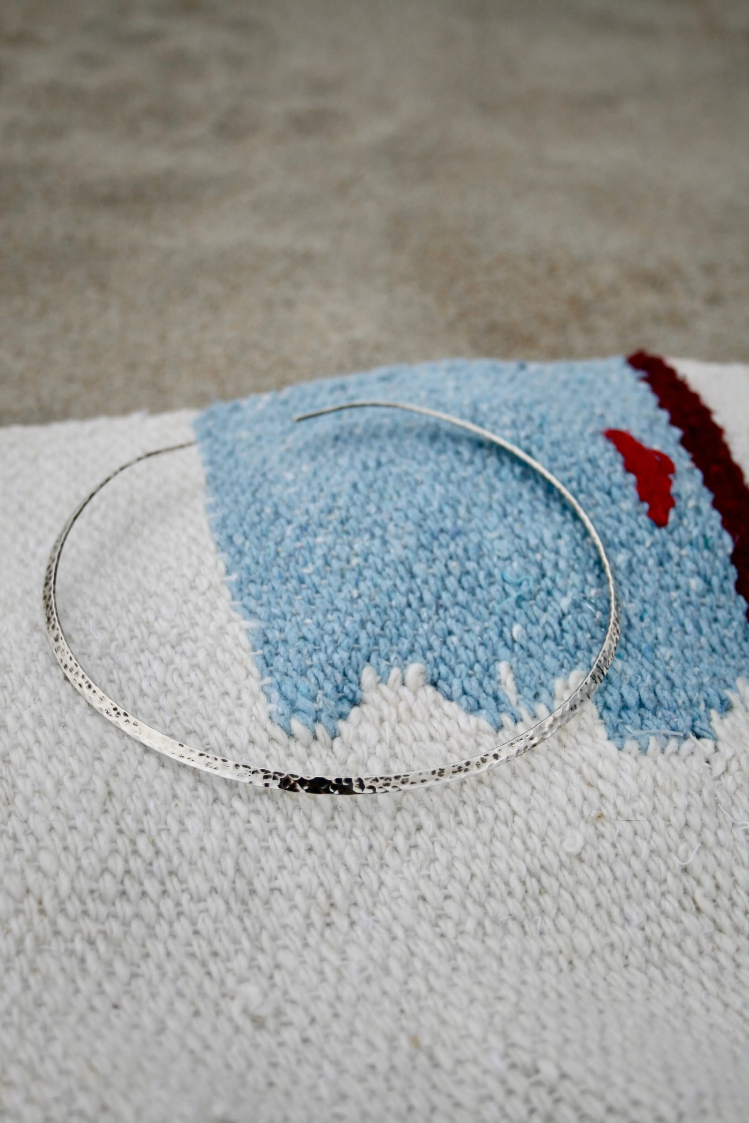 Vintage Textured Collar Necklace
