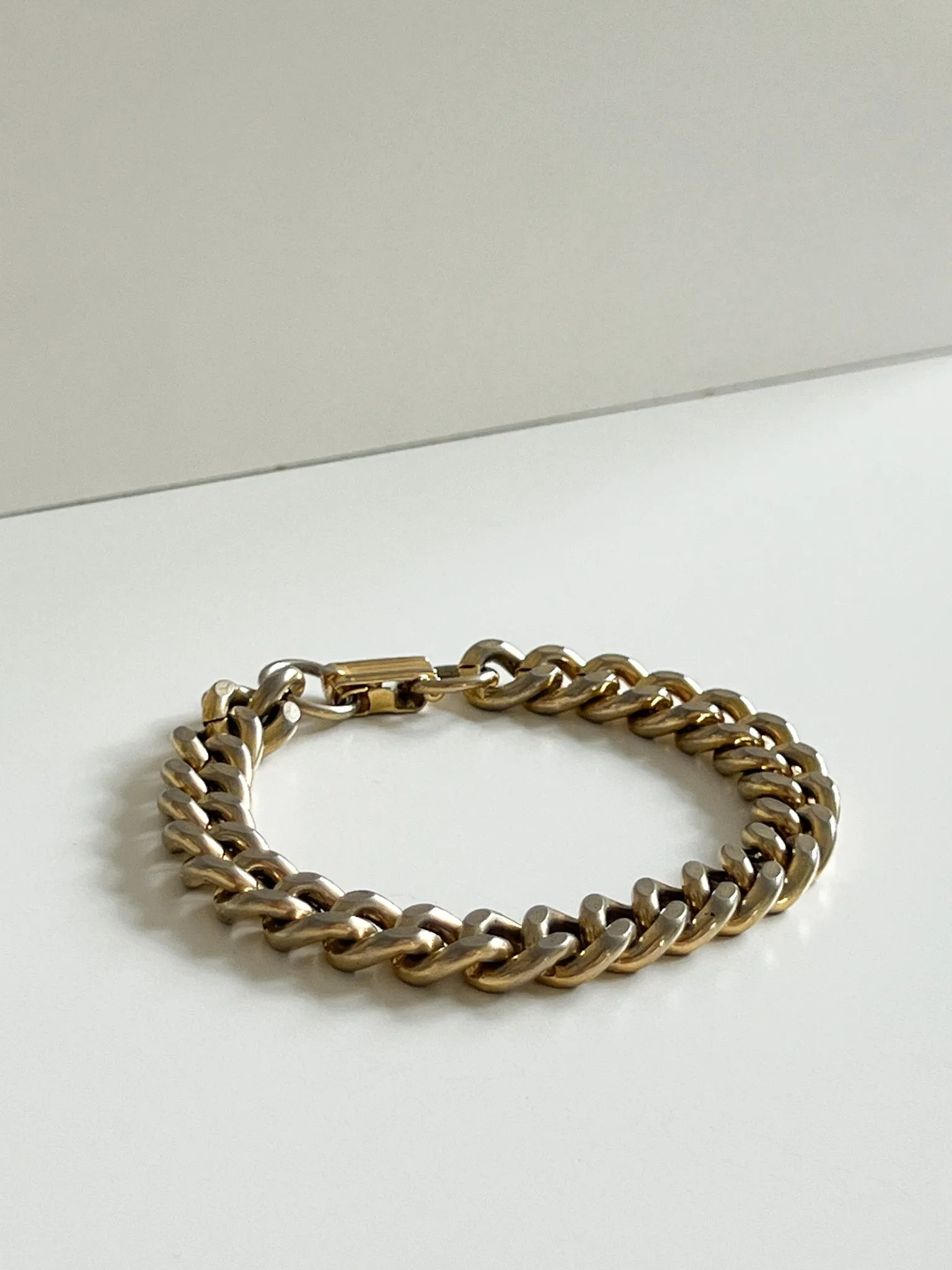 Vintage Thick Curb Bracelet