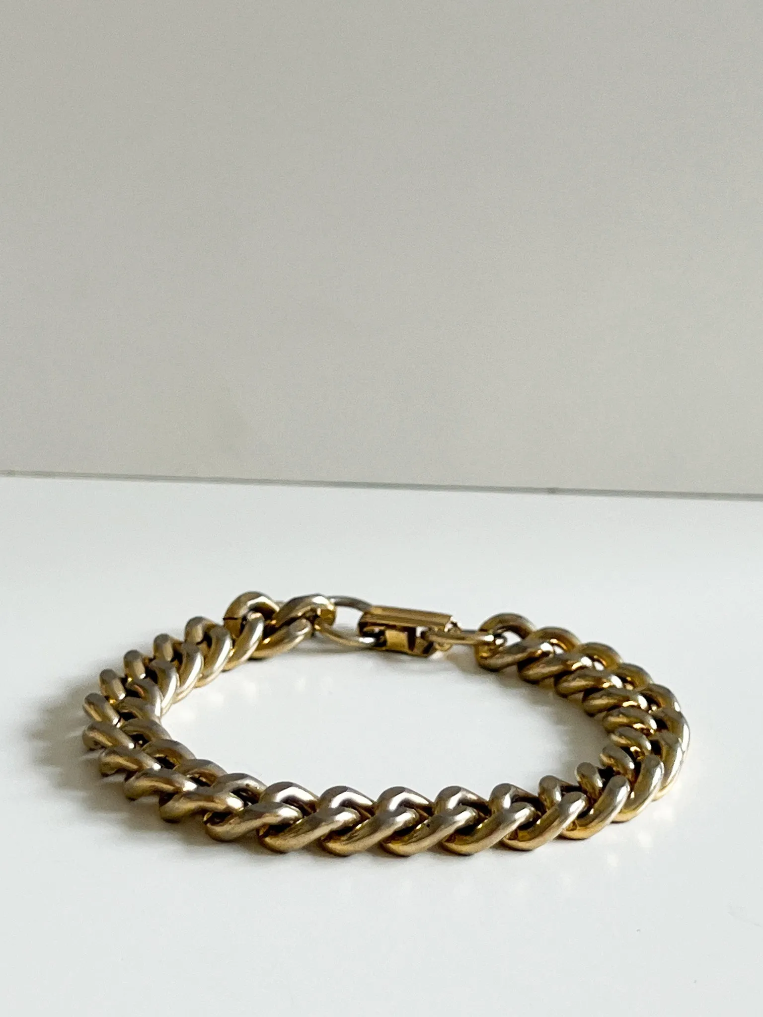 Vintage Thick Curb Bracelet