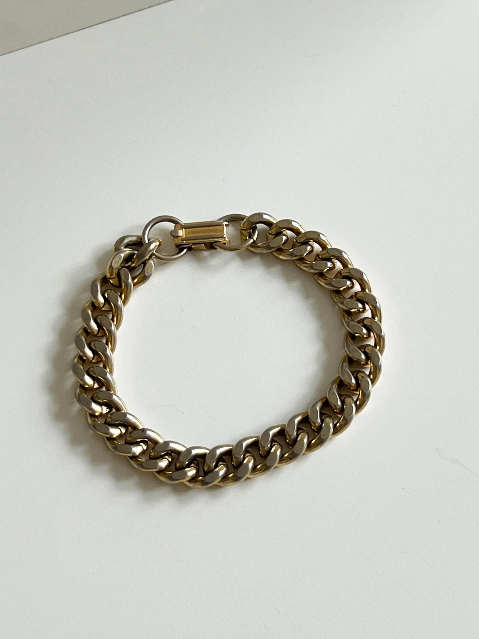 Vintage Thick Curb Bracelet