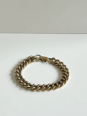 Vintage Thick Curb Bracelet