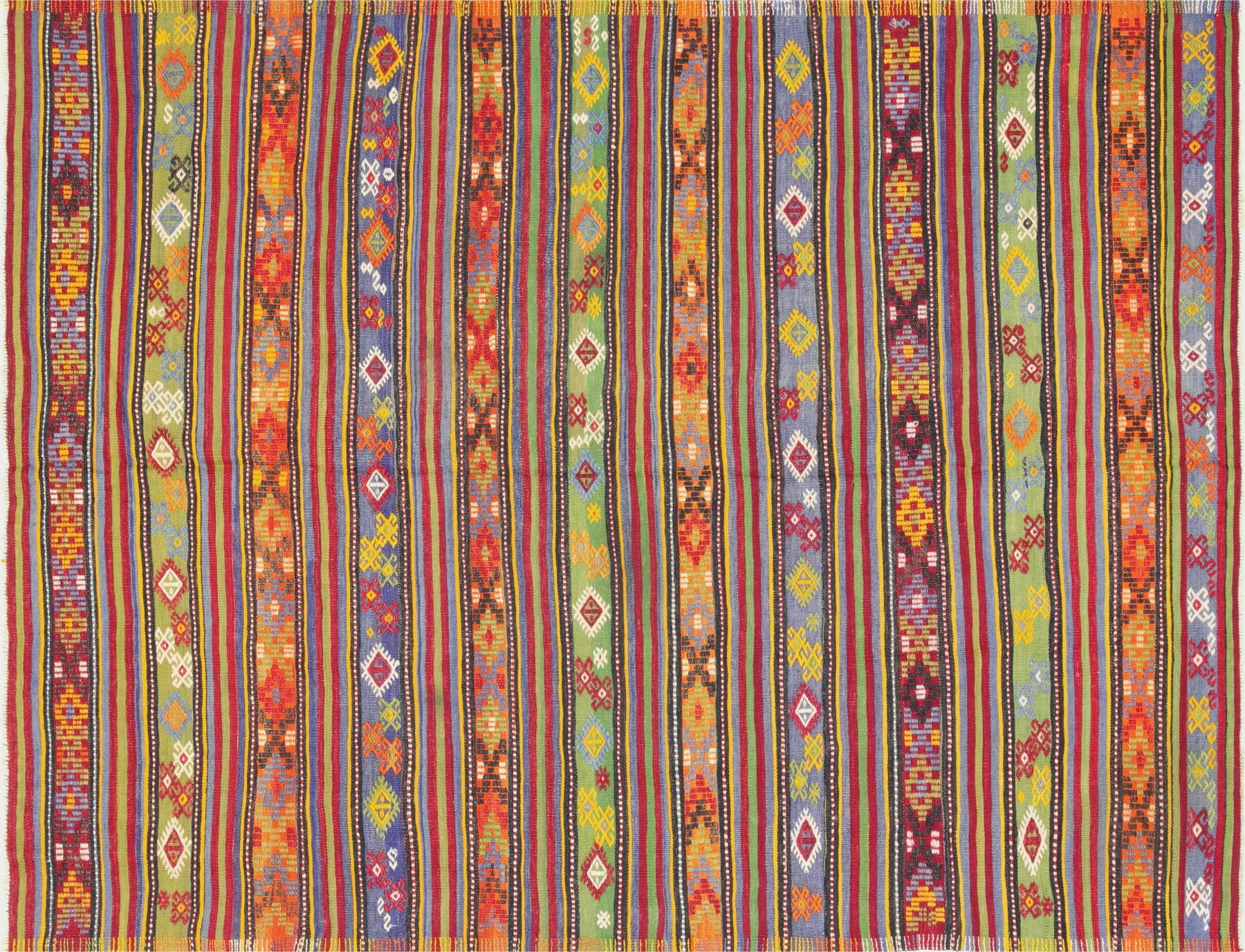 Vintage Turkish Kilim - 6'1" x 7'11"