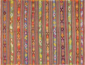 Vintage Turkish Kilim - 6'1" x 7'11"