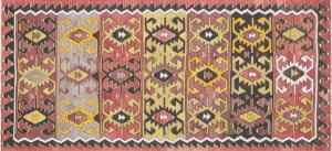 Vintage Turkish Kilim - 6'7" x 12'3"
