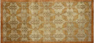 Vintage Turkish Mid-Century-Modern Rug - 4'6" x 9'6"