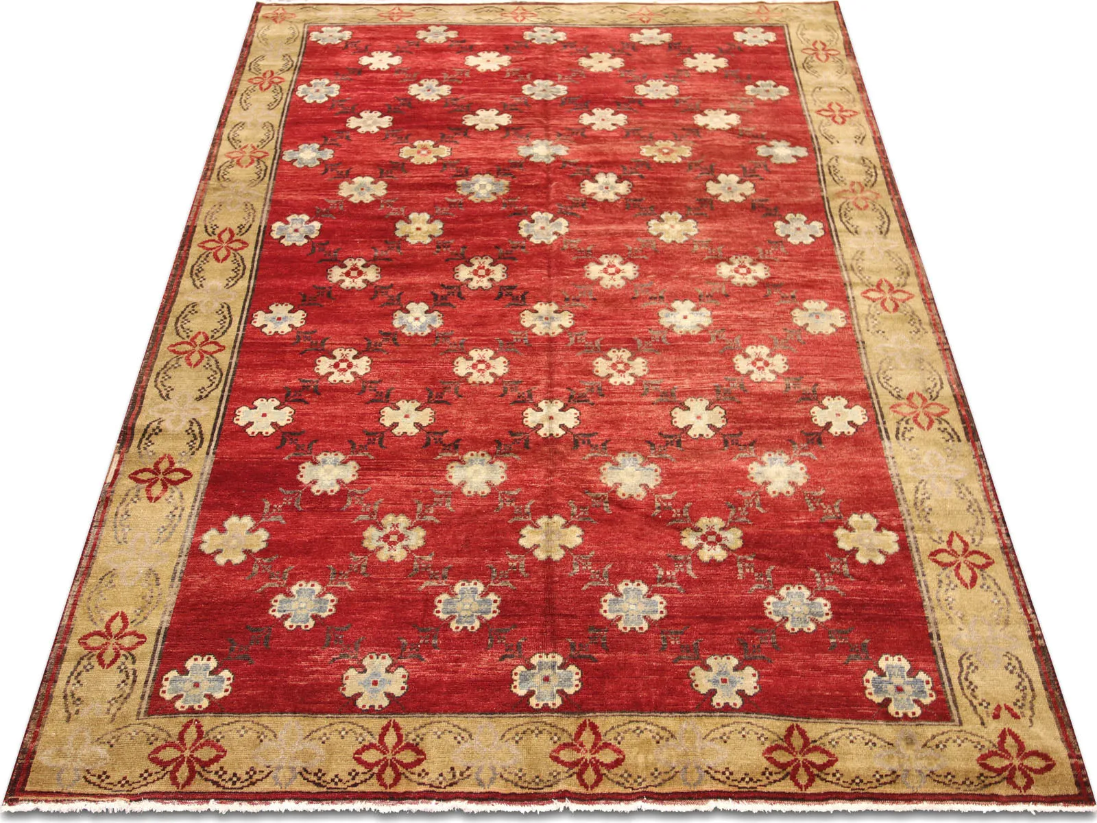 Vintage Turkish Oushak Rug - 6'10" x 10'1"