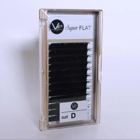 VIP Eyelashes - Super Flat Extensions - 12 lines - 0.15 D