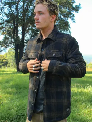 Volcom Bowered Fleece LS Shirt - Bison