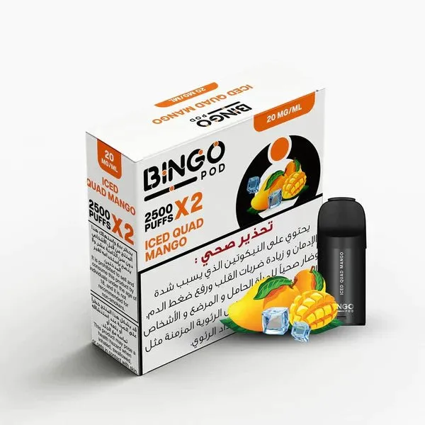 VOUG - BINGO POD 2500 PUFFS - 20mg