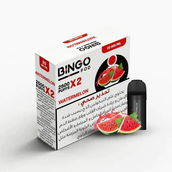 VOUG - BINGO POD 2500 PUFFS - 20mg