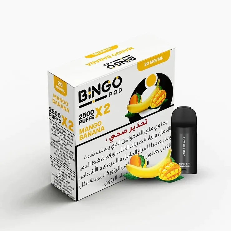 VOUG - BINGO POD 2500 PUFFS - 20mg