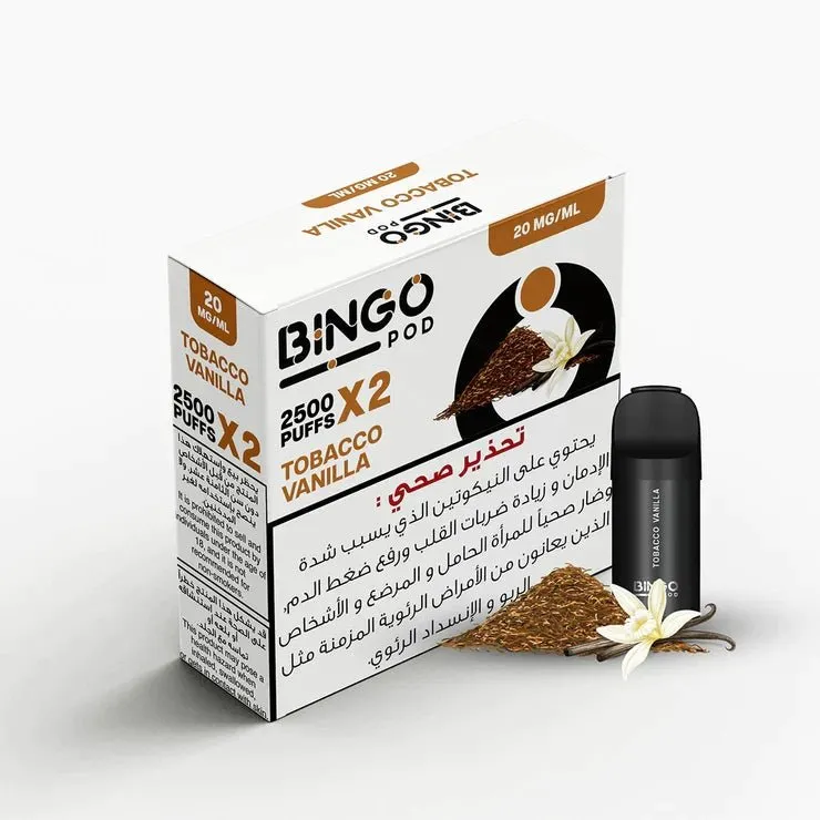 VOUG - BINGO POD 2500 PUFFS - 20mg