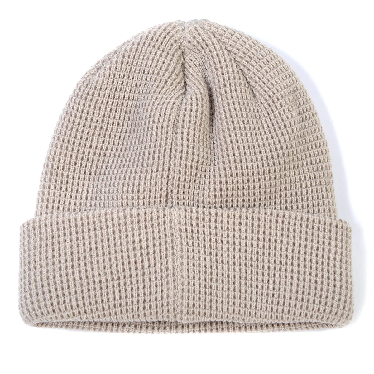 Waffle Beanie - Bone