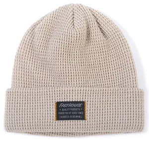 Waffle Beanie - Bone
