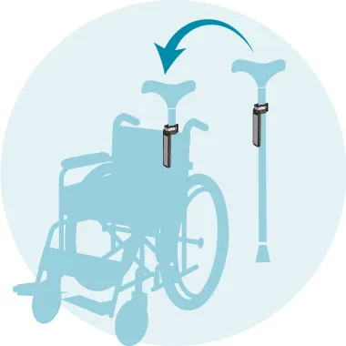 [Walking stick accessory] Cane holding device - Prevent the cane from falling from the table or chair to the floor - Cane holder - Cane magnet sticker
