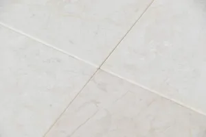 White Pearl Marble 12X12 Polished Tiles - Standard Quality 1 full piece