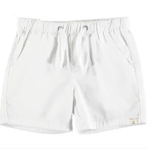 White Twill Shorts