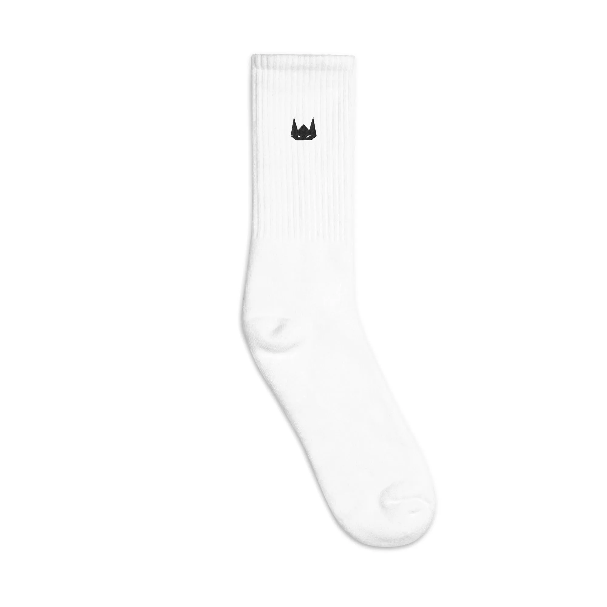 WOLFPACK UNLTD EMBROIDERED SOCKS | BLACK LOGO
