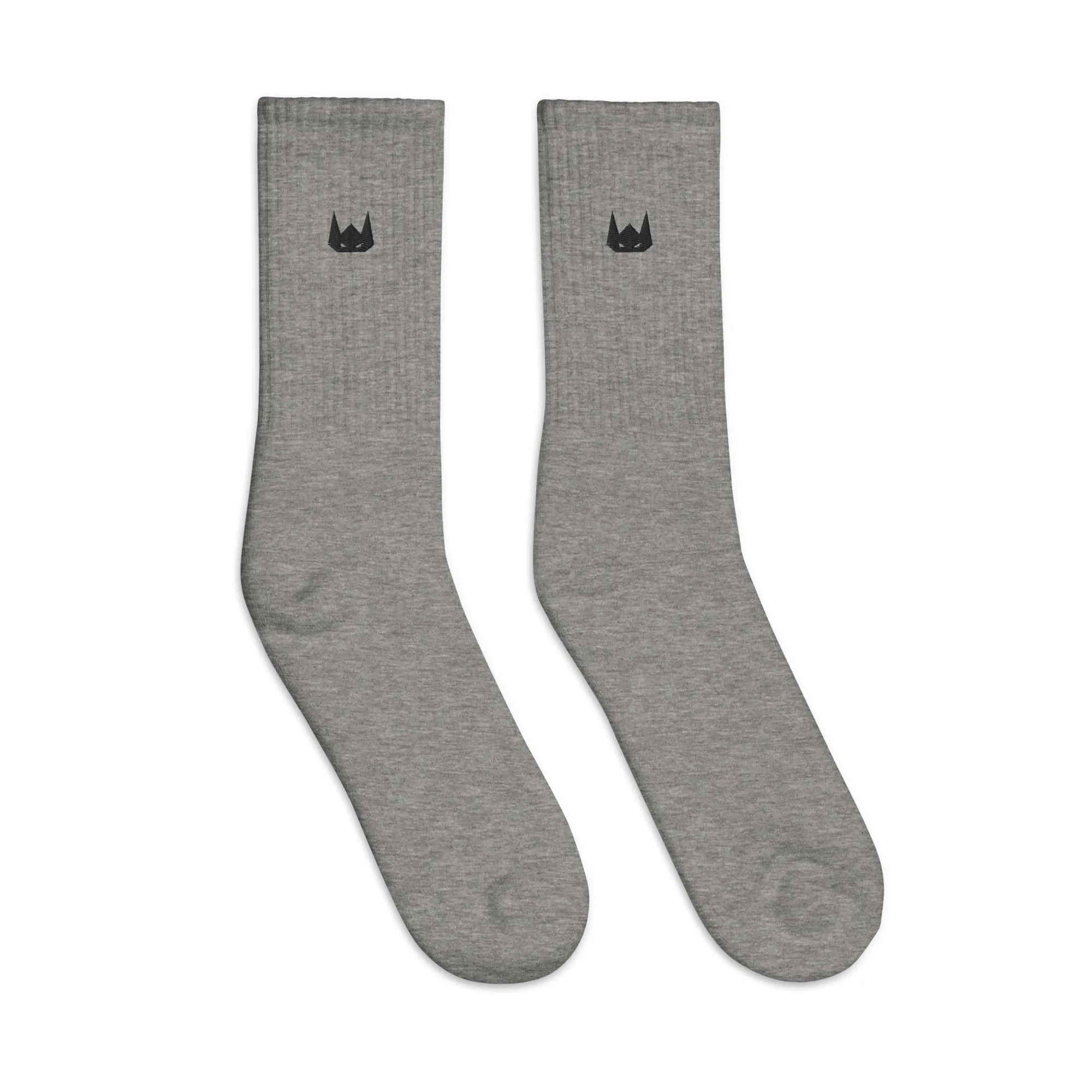 WOLFPACK UNLTD EMBROIDERED SOCKS | BLACK LOGO