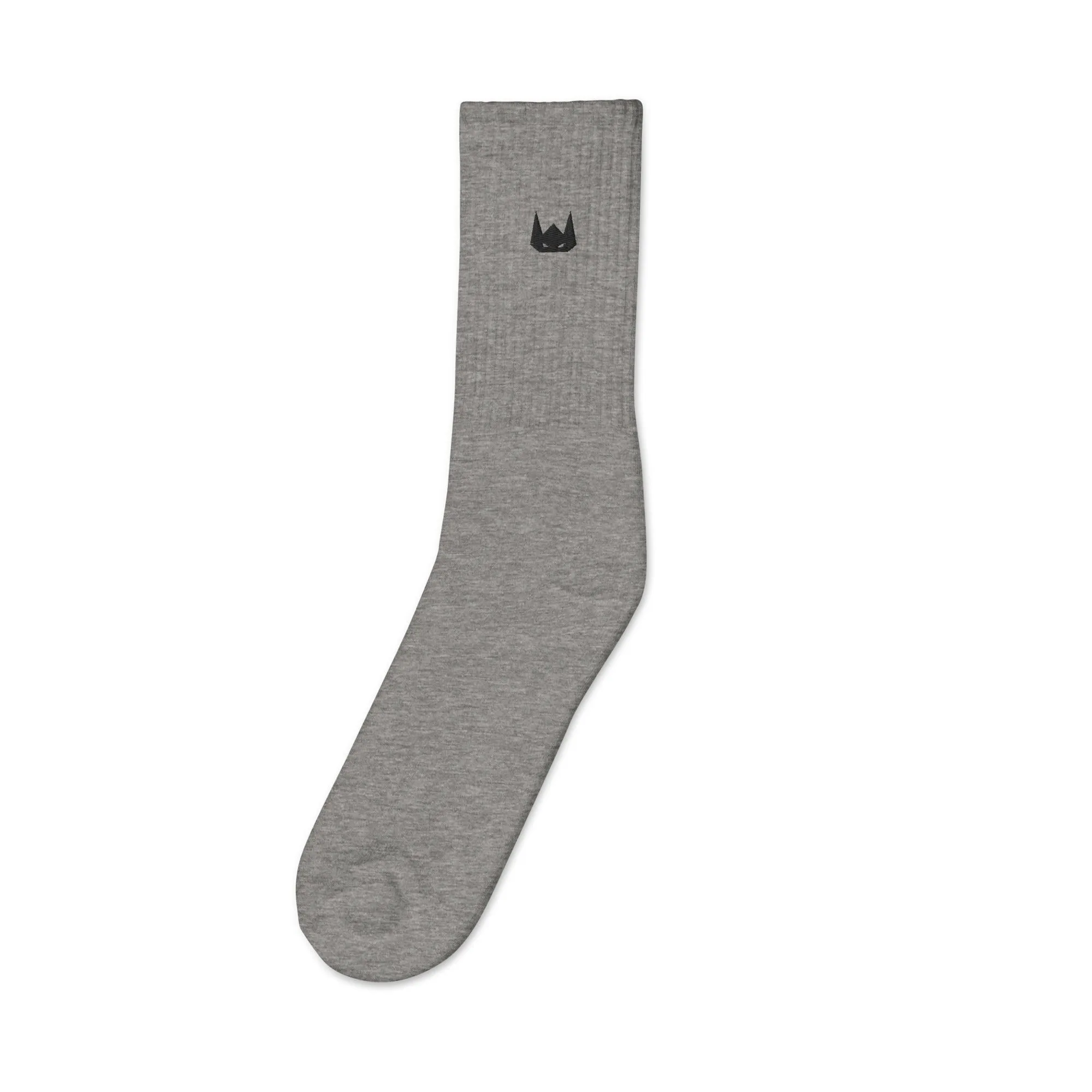 WOLFPACK UNLTD EMBROIDERED SOCKS | BLACK LOGO