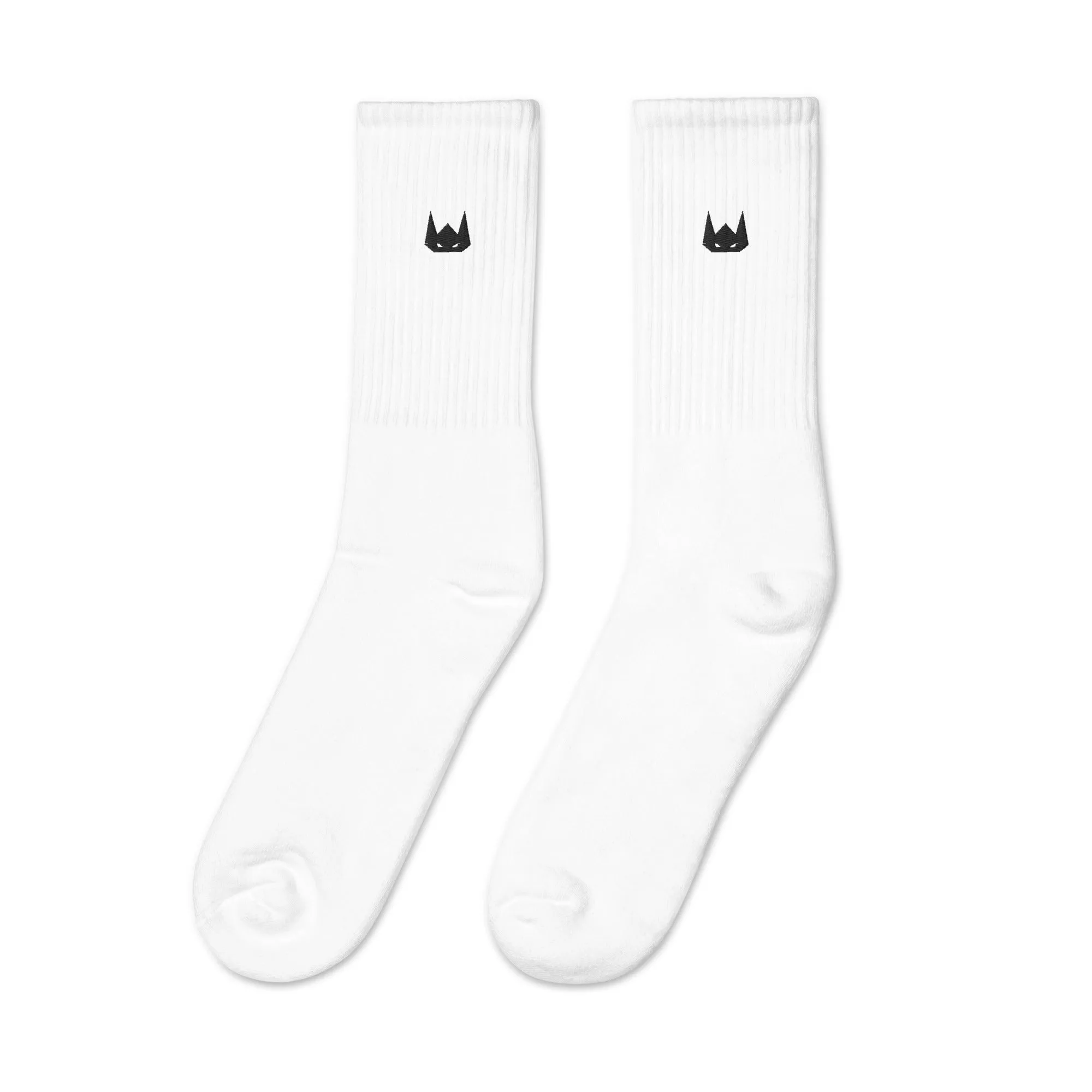 WOLFPACK UNLTD EMBROIDERED SOCKS | BLACK LOGO