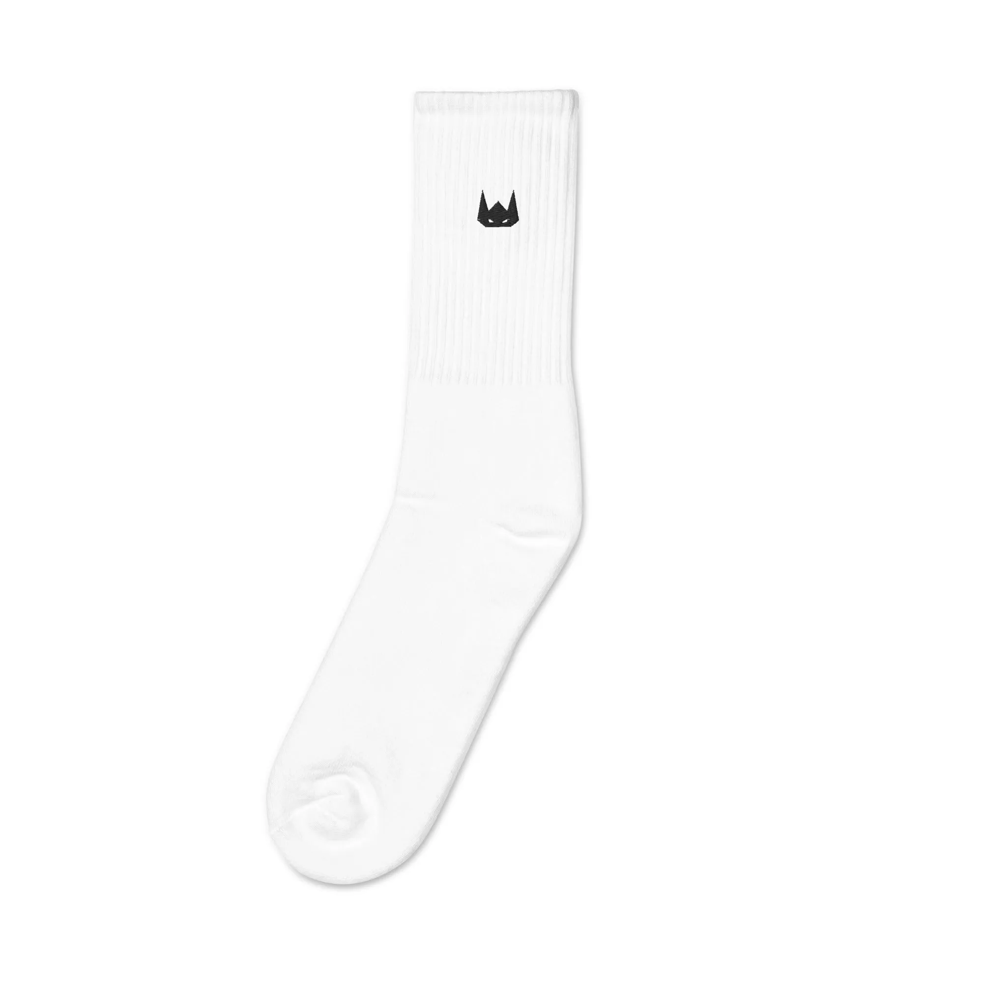 WOLFPACK UNLTD EMBROIDERED SOCKS | BLACK LOGO