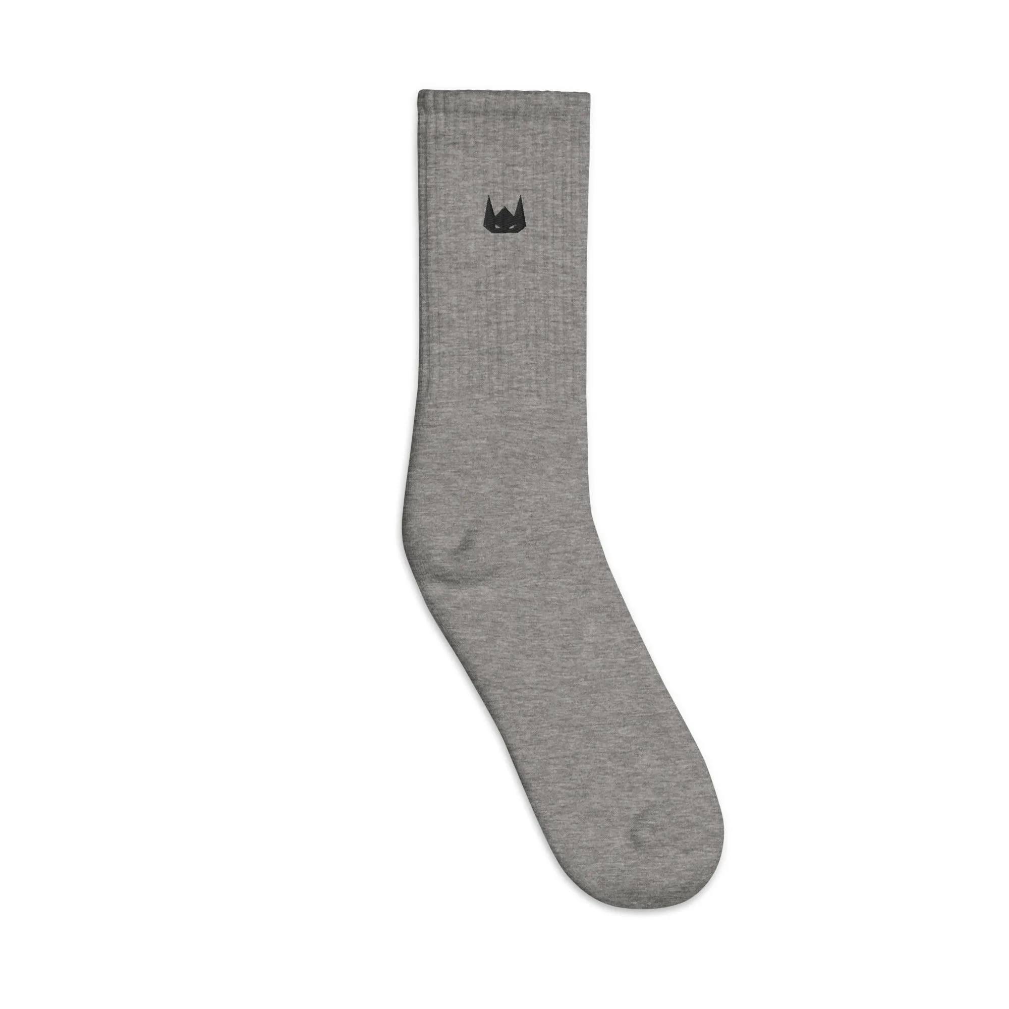 WOLFPACK UNLTD EMBROIDERED SOCKS | BLACK LOGO