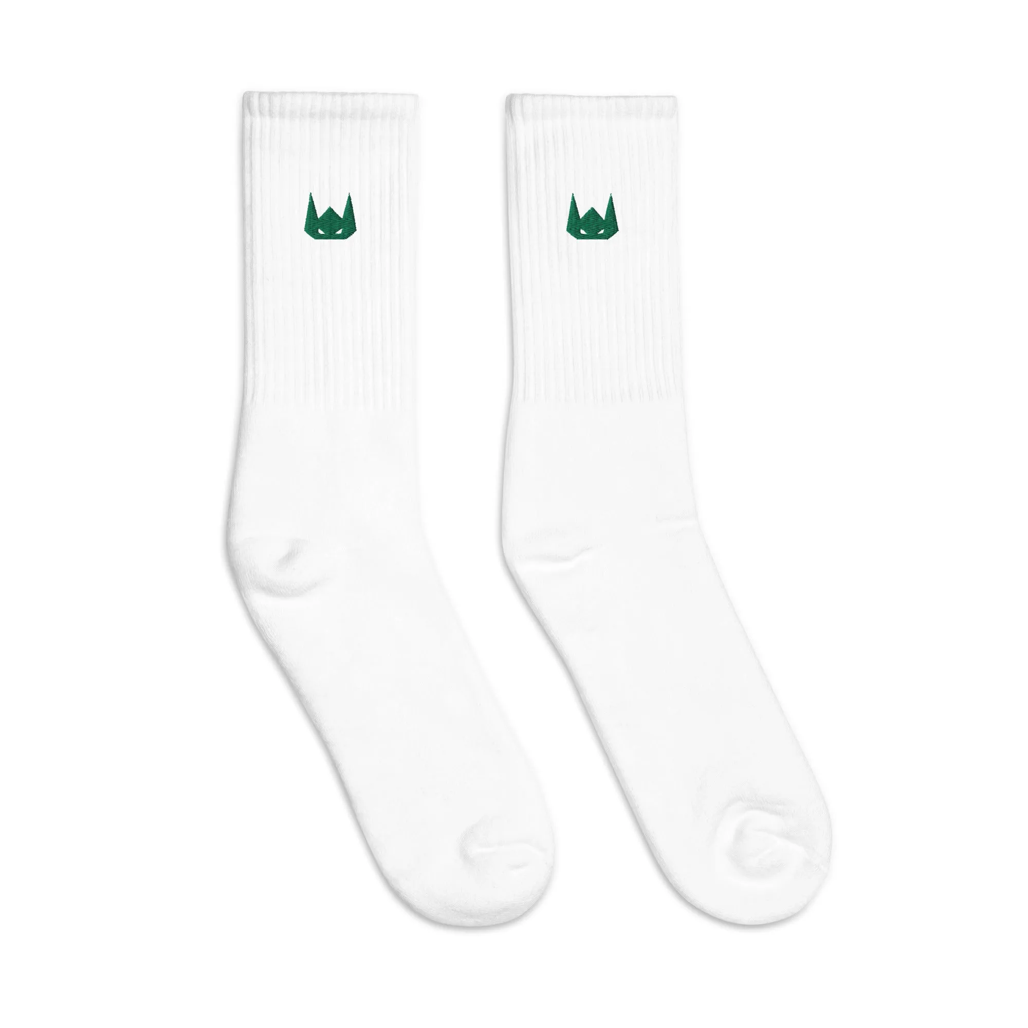 WOLFPACK UNLTD EMBROIDERED SOCKS | FOREST GREEN LOGO