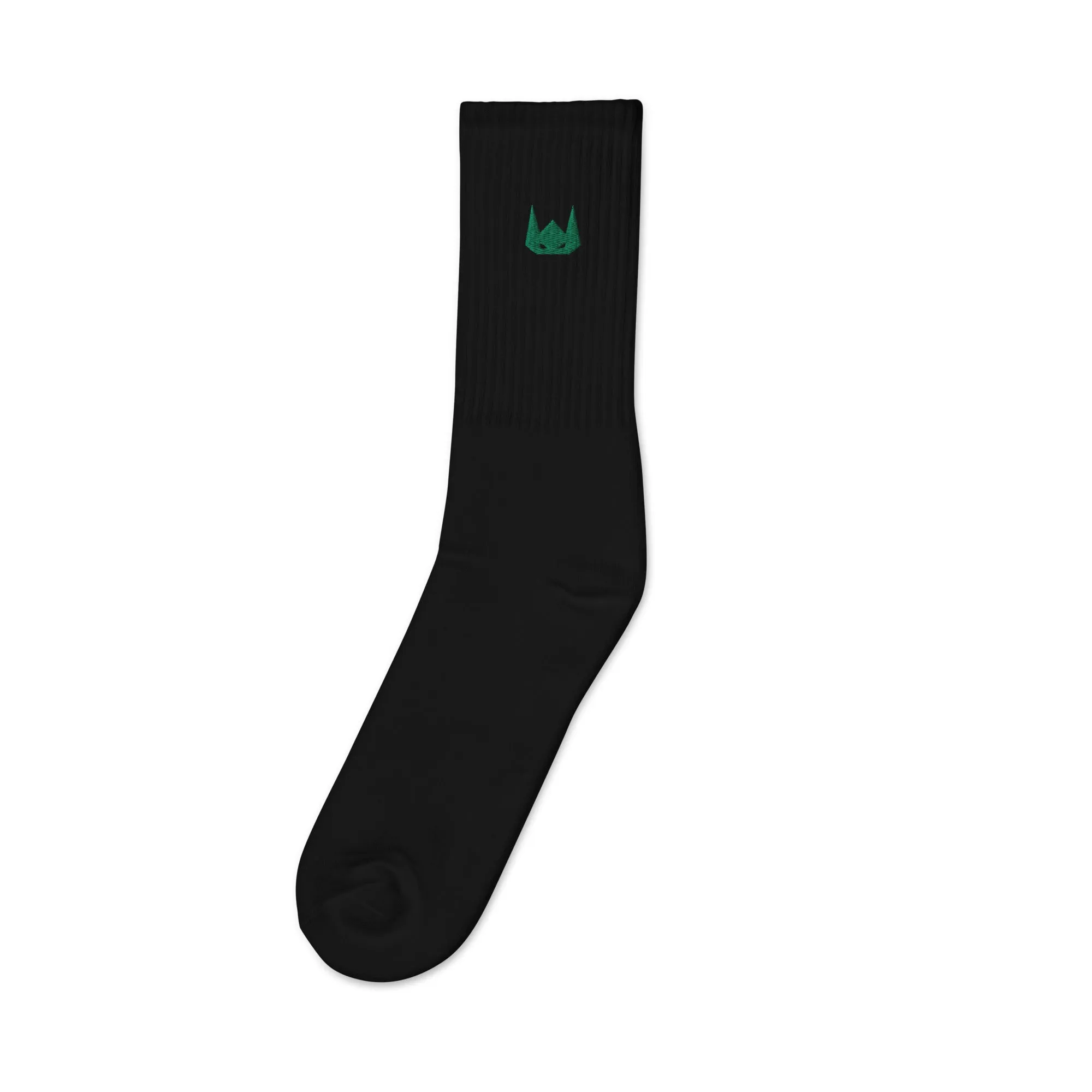 WOLFPACK UNLTD EMBROIDERED SOCKS | FOREST GREEN LOGO