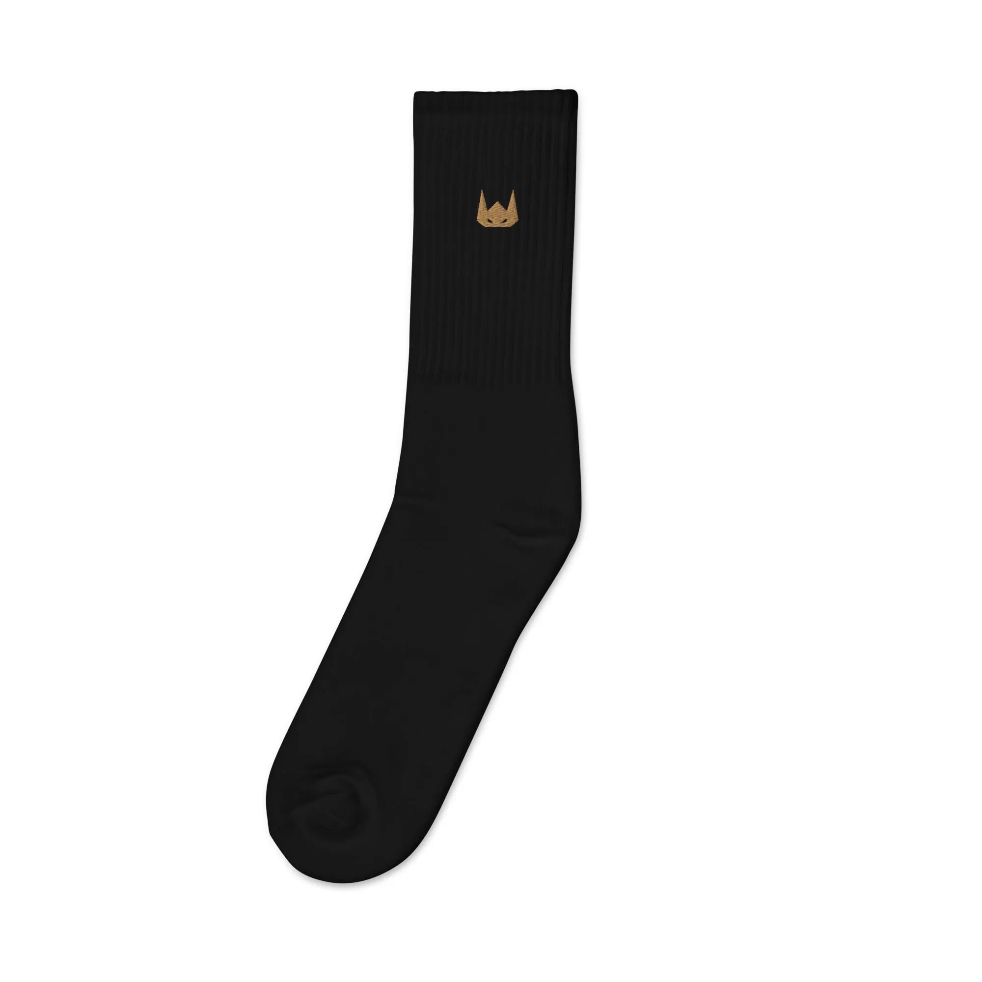 WOLFPACK UNLTD EMBROIDERED SOCKS | SANDSTONE LOGO