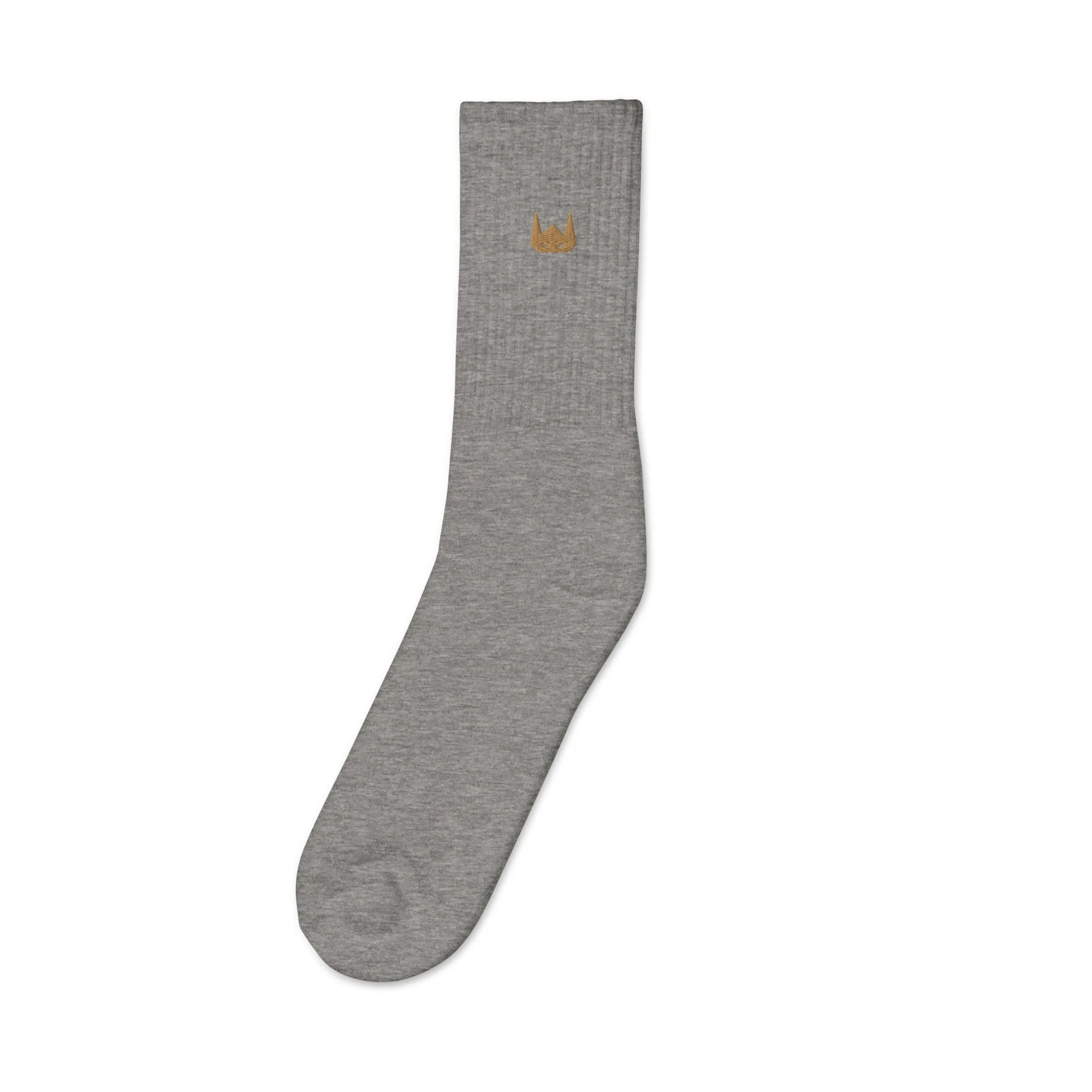 WOLFPACK UNLTD EMBROIDERED SOCKS | SANDSTONE LOGO