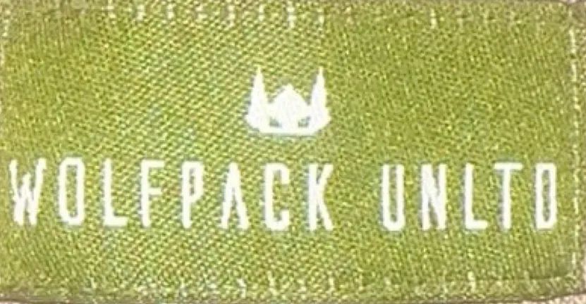 WOLFPACK UNLTD "STATEMENT" PREMIUM EMBROIDERED HOODIE | BLACK