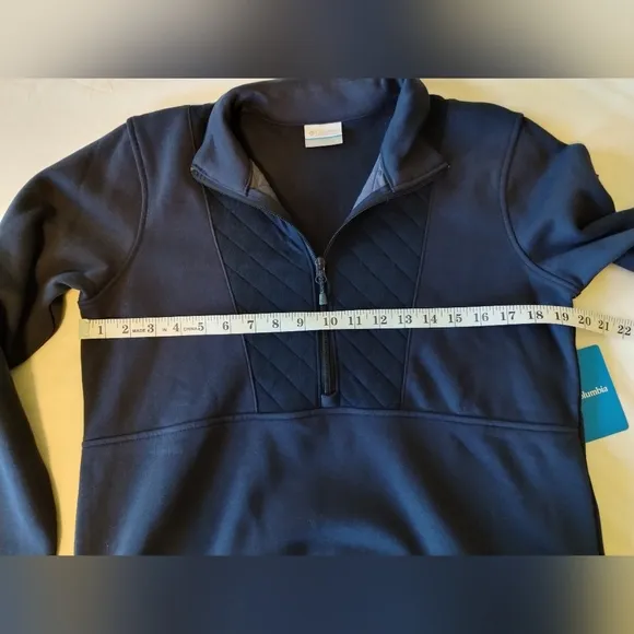 Women's Columbia Lodge Quilted Quarter Zip Tunic, Small - NWTs