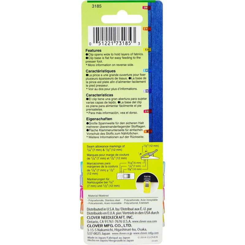 Wonder Clips Assorted Colors, 10ct