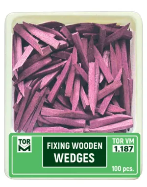Wooden Wedges Thick Long 100pcs