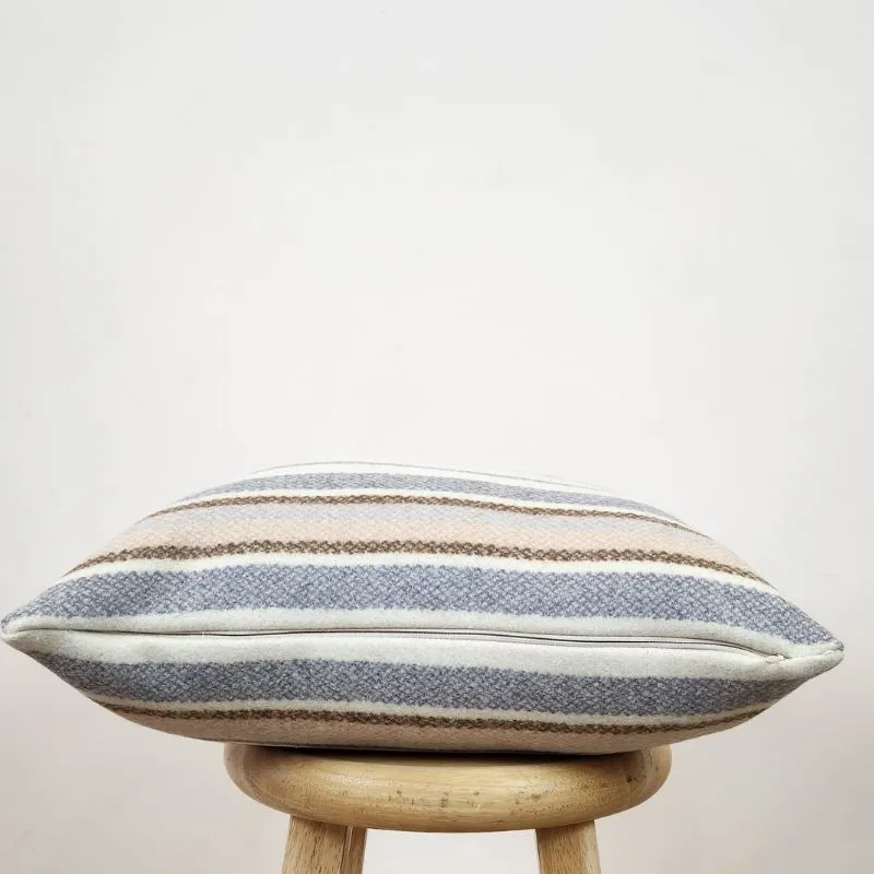 Woven Cotton Cozy Wool Pillow